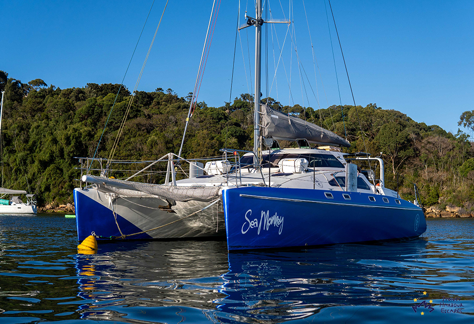 SEA MONKEY 43' Farrier Sailing Catamaran Private Charter